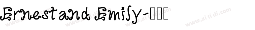 Ernestand Emily字体转换